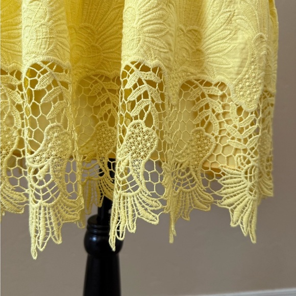 Ali Ro Yellow Lace Dress 
Size 10 - Picture 6 of 6
